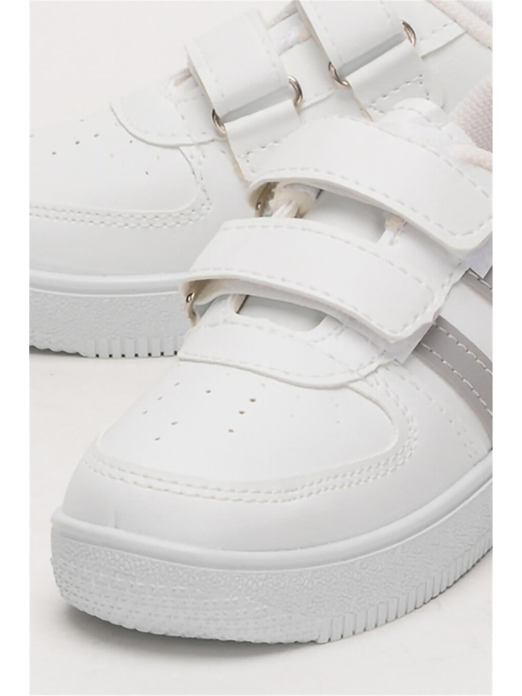 Çocuk Sneaker Spor Ayakkabı Beyaz - Füme-4