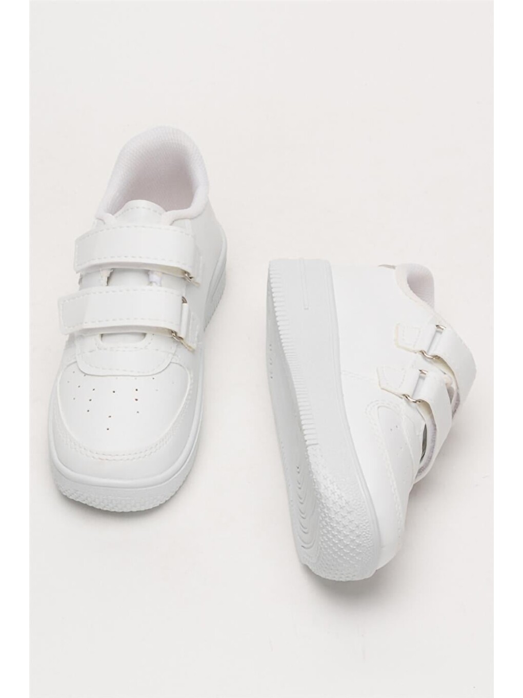 Çocuk Sneaker Spor Ayakkabı Beyaz - Füme-6