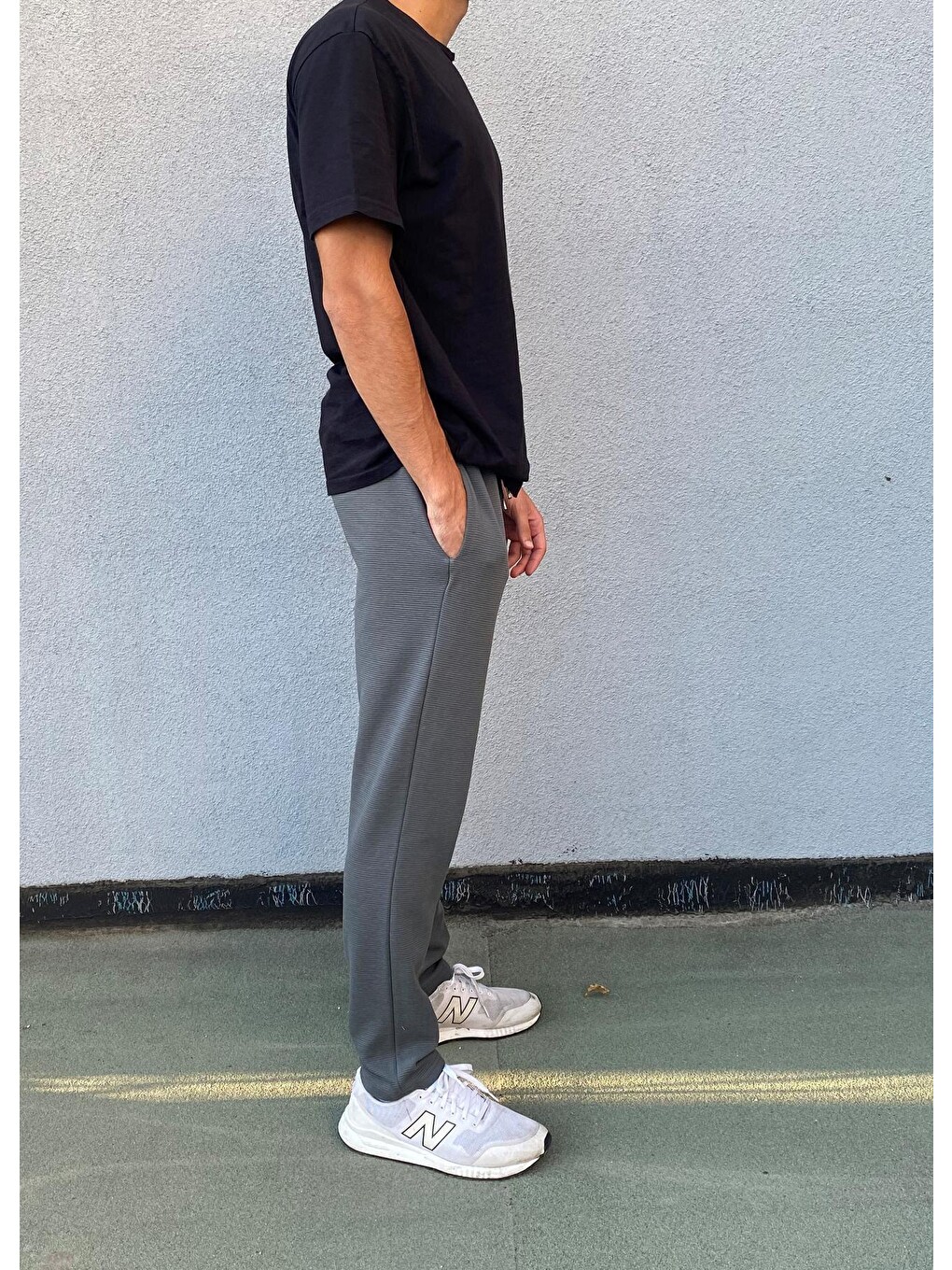 Haki Erkek Regular Fit Broklyn Baskılı Jogger Eşofman Altı Spr 205-2