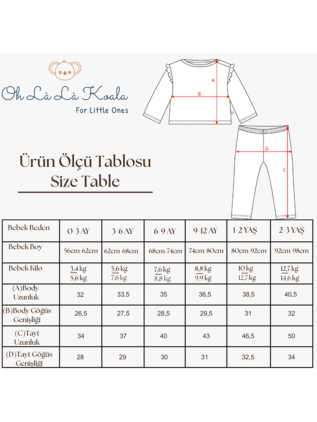 Kahverengi Kurdele Baskılı Fancy Girls Alt Üst Takım-2