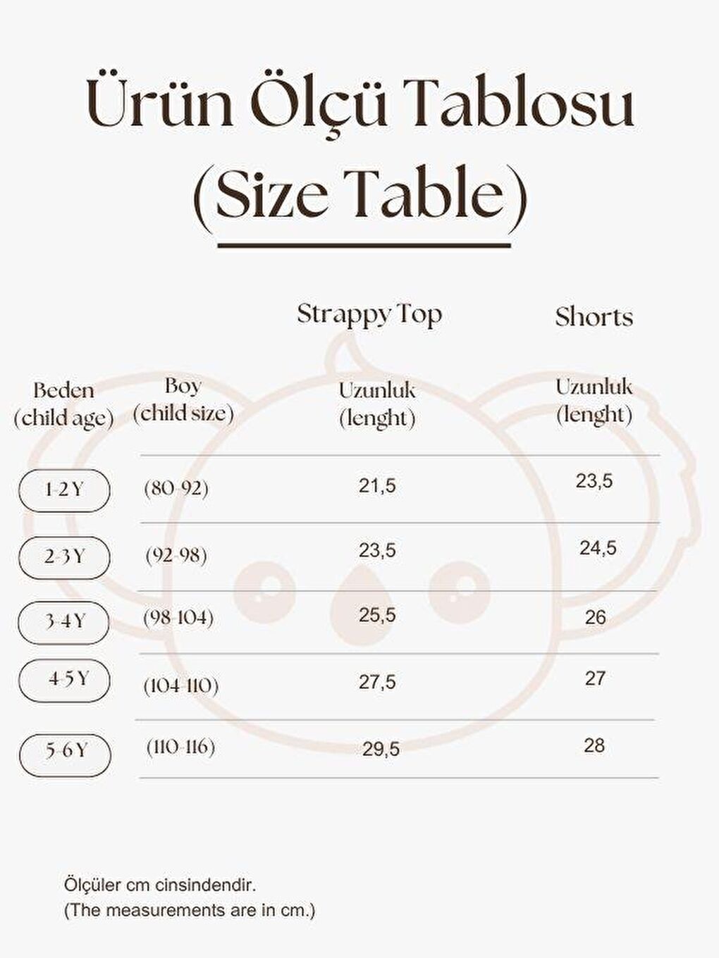 Ekru Siyah Çizgili Volanlı Kız Askılı ve Şort Takım-3