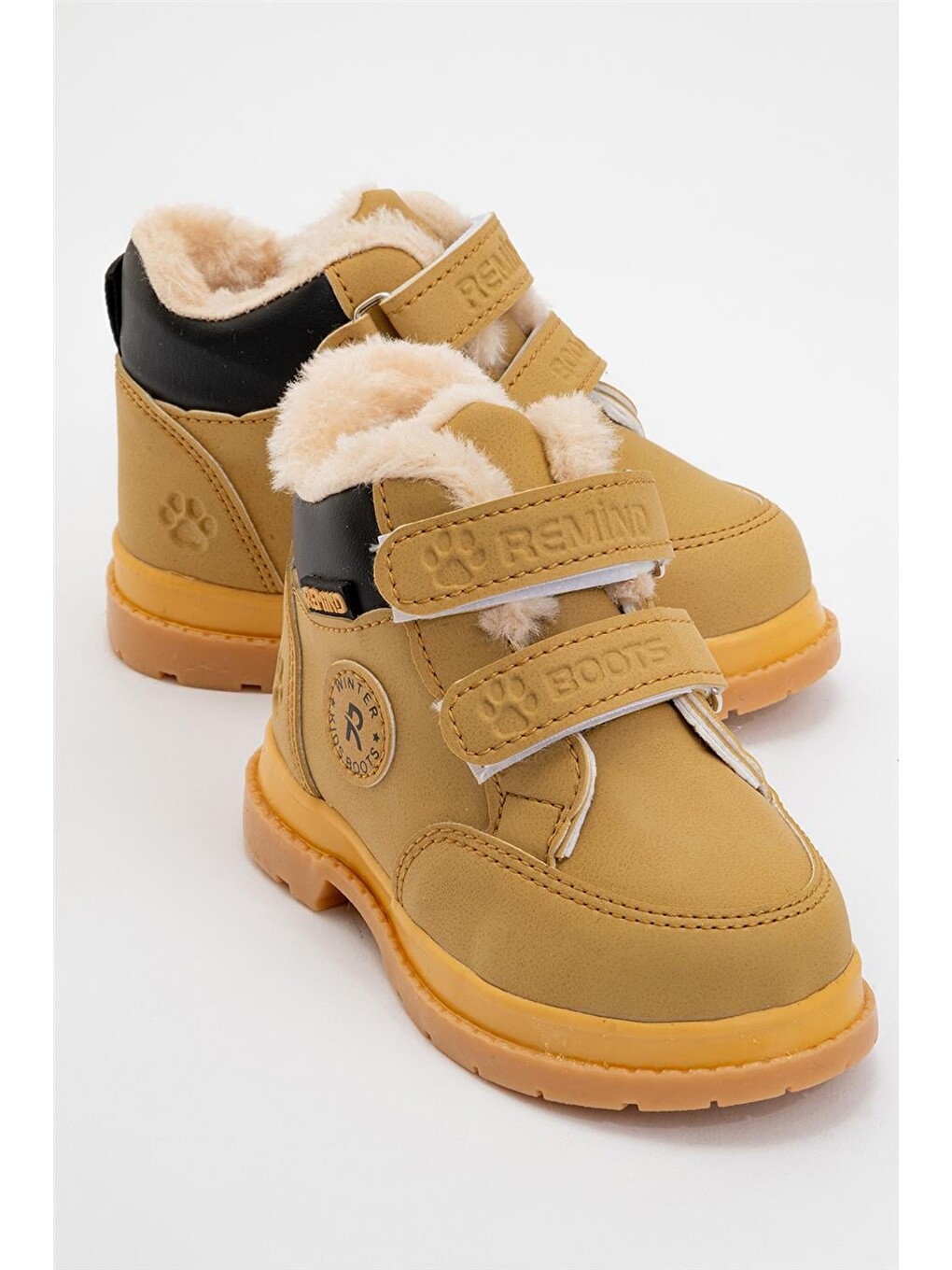 Kahverengi Kışlık İçi Kürklü Bebe Bot (22-25) Camel-4