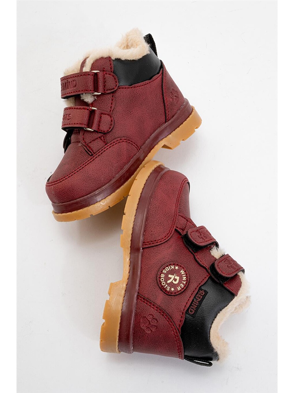 Kışlık İçi Kürklü Bebe Bot (22-25) Bordo-10