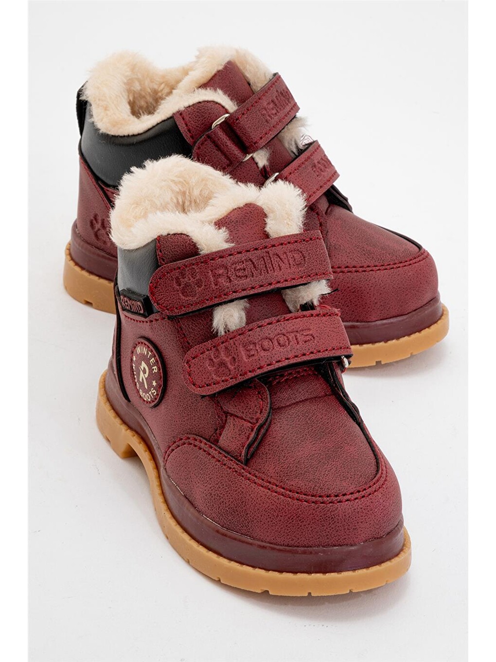 Kışlık İçi Kürklü Bebe Bot (22-25) Bordo-3