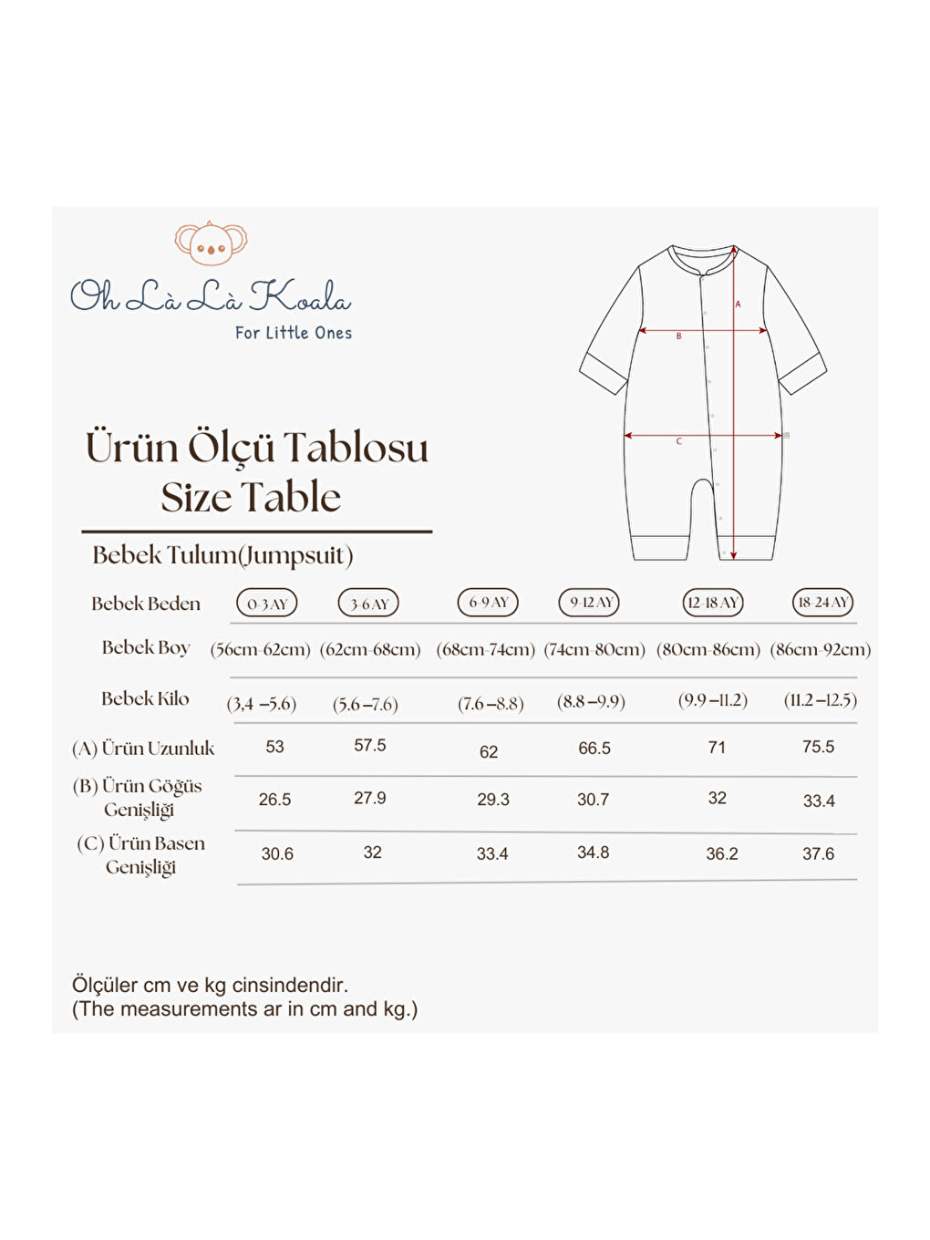 Bej Apple Baby Jumpsuit Serisi Tulum-3