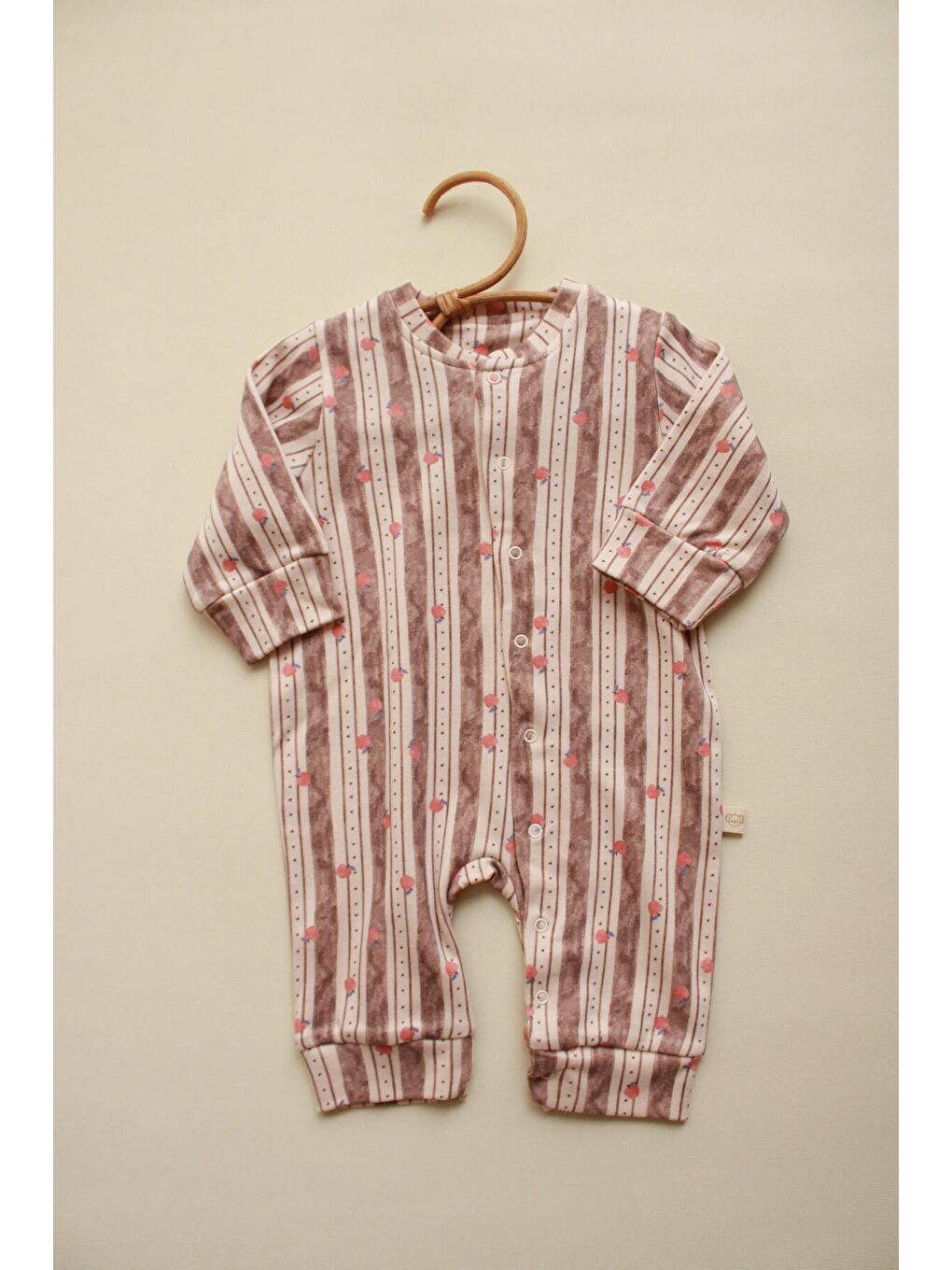 Bej Apple Baby Jumpsuit Serisi Tulum-4
