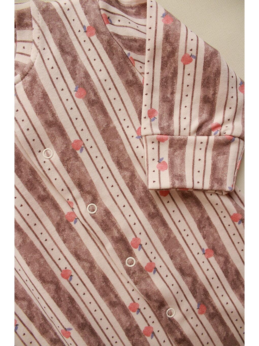 Bej Apple Baby Jumpsuit Serisi Tulum-7