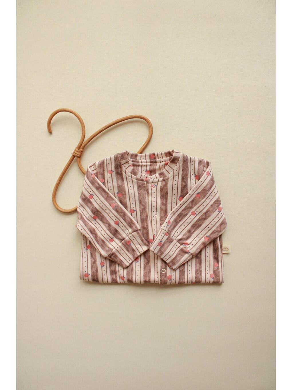 Bej Apple Baby Jumpsuit Serisi Tulum-8