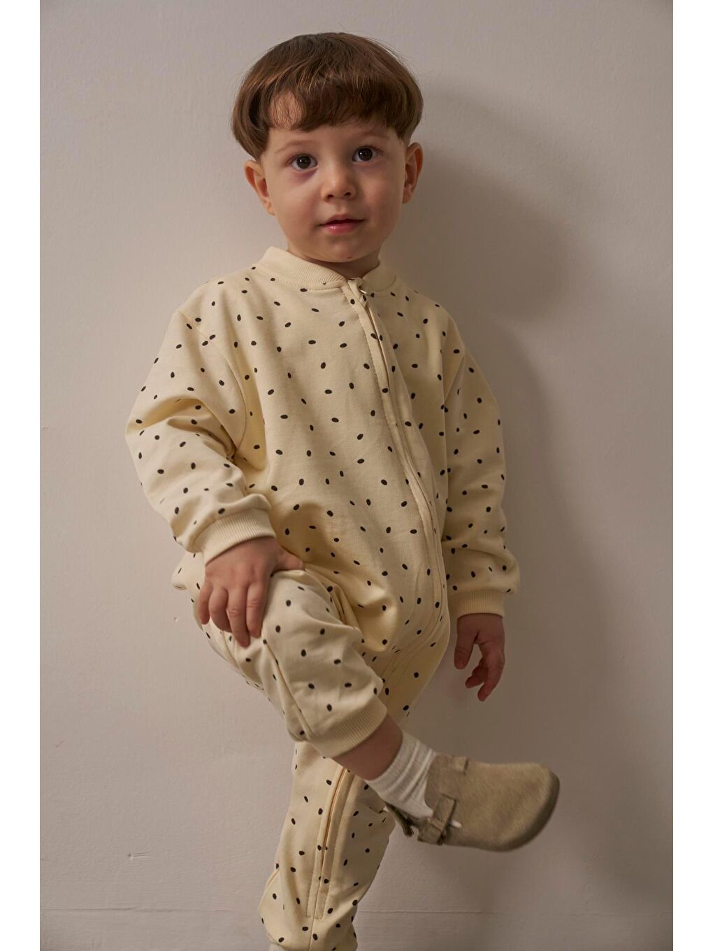 Ekru Little Spot Baby Tulum-1