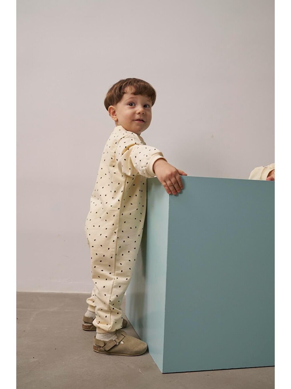 Ekru Little Spot Baby Tulum-2