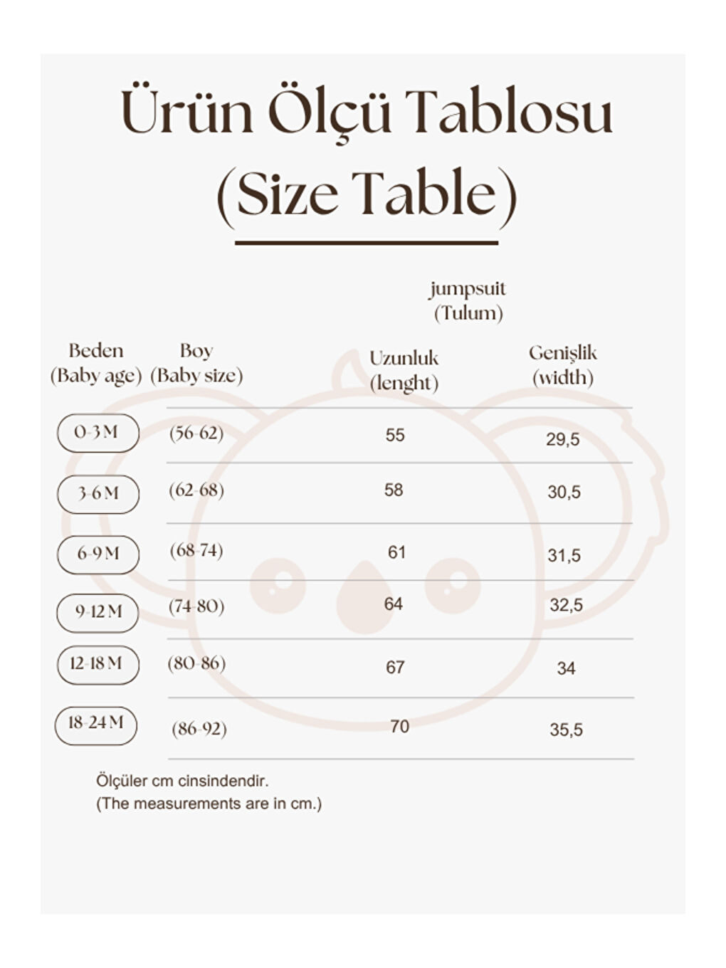 Ekru Little Spot Baby Tulum-3