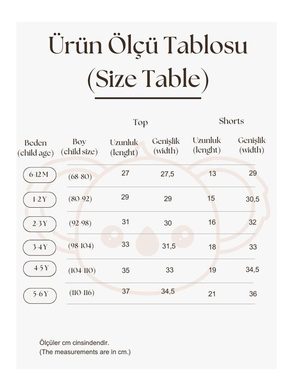 Kahverengi Sütlü Kahve Askılı Şortlu Takım-4