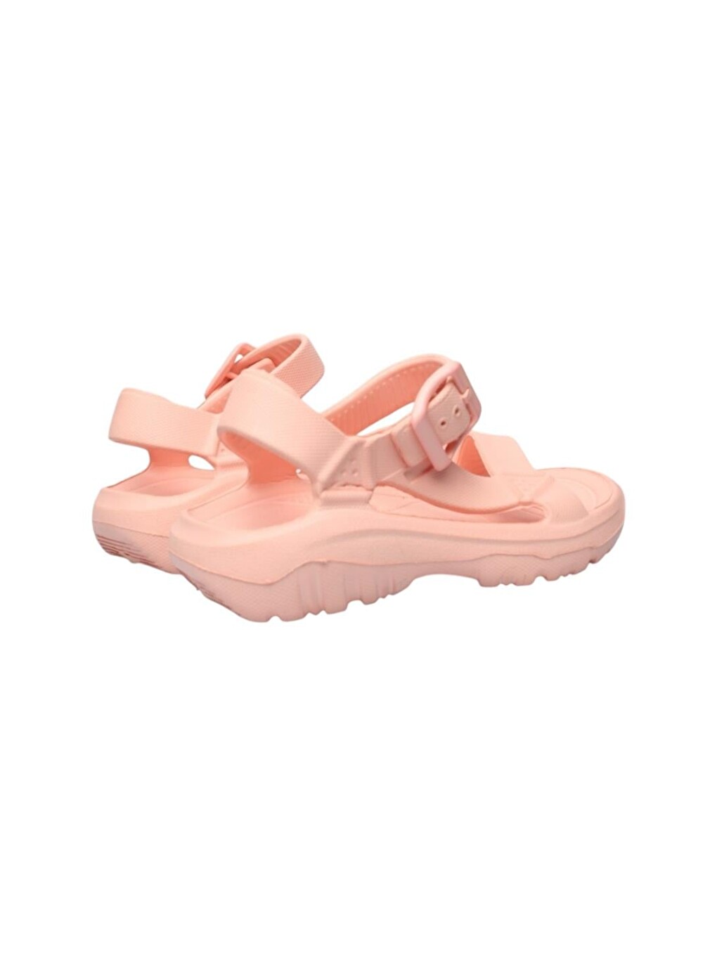 Pembe Kolay Giyilebilir Rahat Eva Çocuk Sandalet Pudra-10