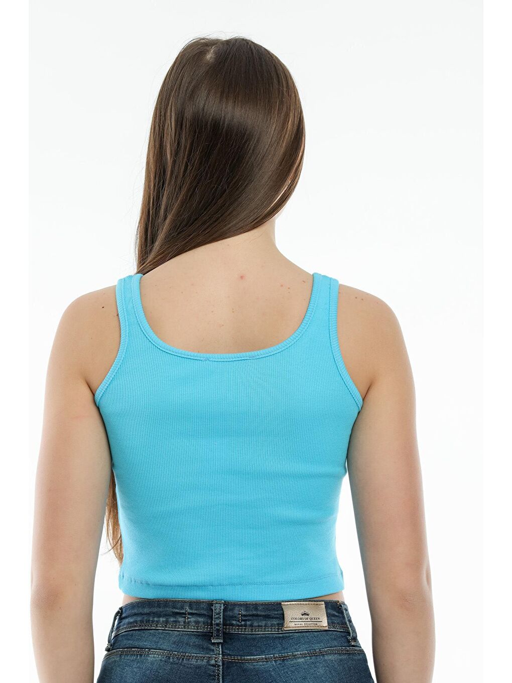 Mavi Kadın Crop Örme Slim Fit Atlet-Tişort SPR21Y12-3