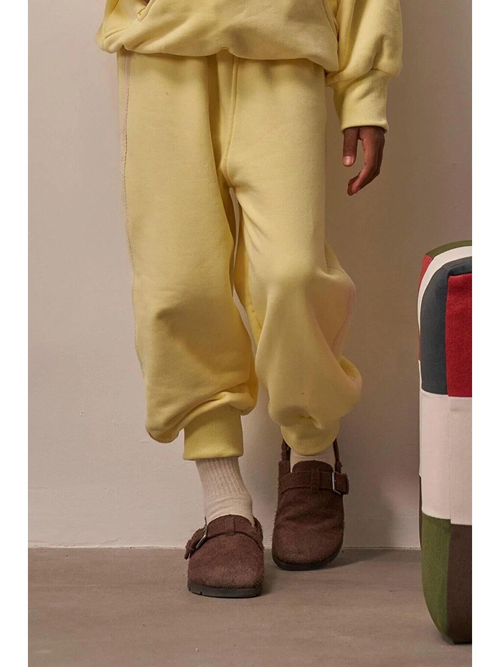 Sarı Relaxed Fit Jogger-7