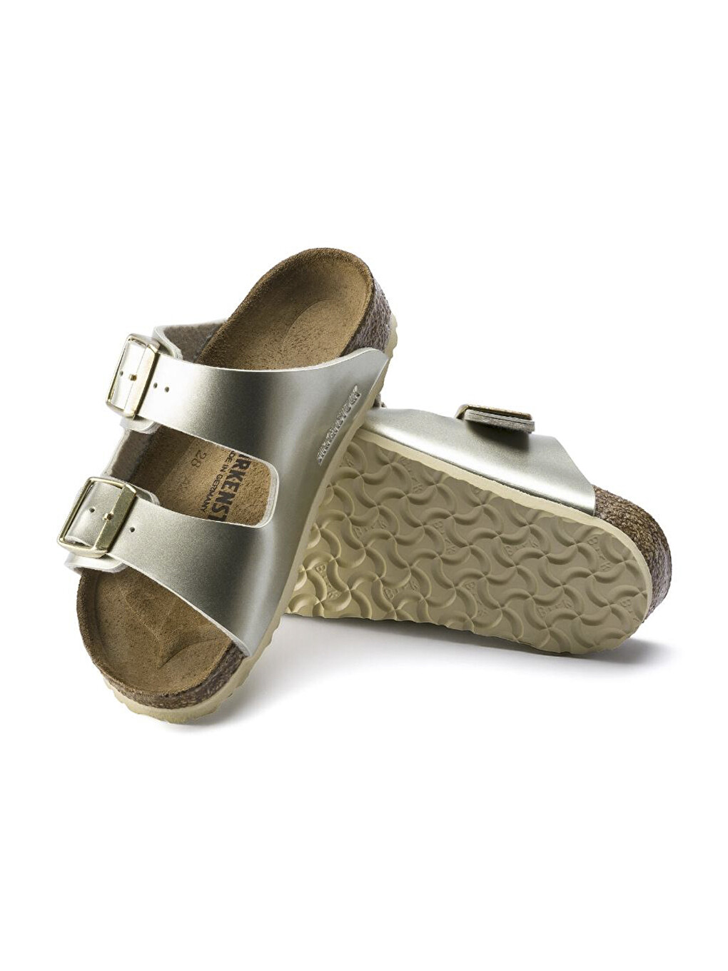 Sarı Kadın Terlik 1014841 ARIZONA KIDS BF ELECTRIC METALLIC Gold-1