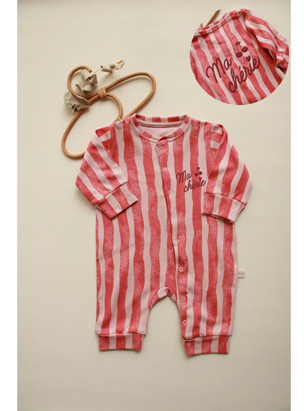 Kırmızı Ma Cherie Soft Line Serisi Tulum-1