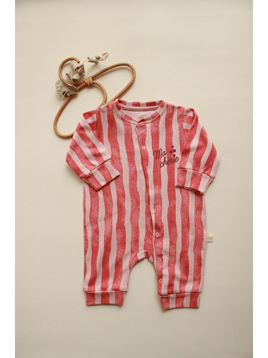 Kırmızı Ma Cherie Soft Line Serisi Tulum-2