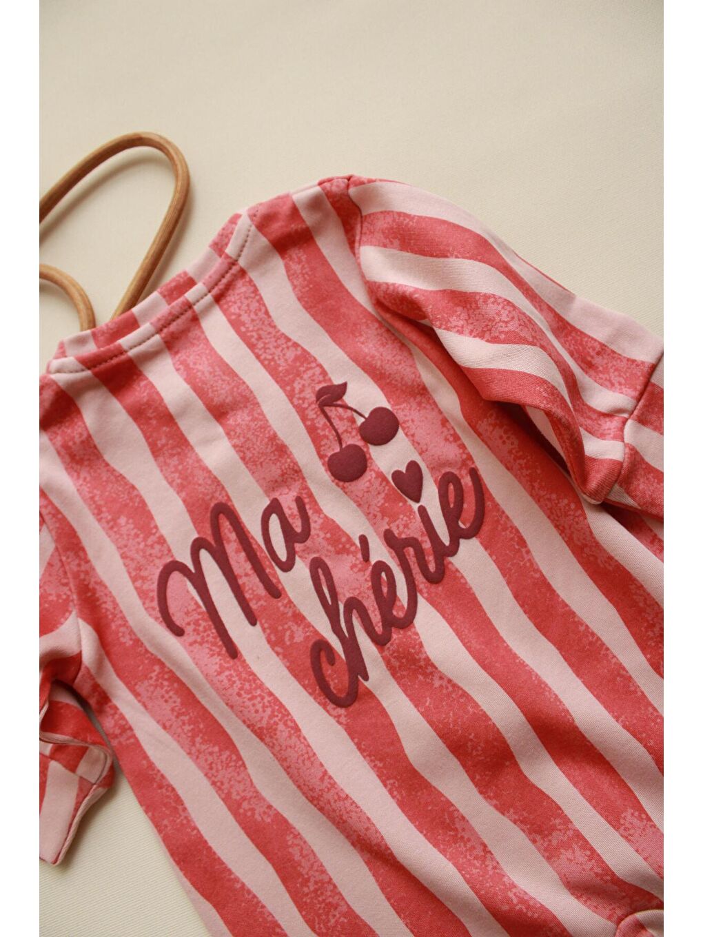 Kırmızı Ma Cherie Soft Line Serisi Tulum-3