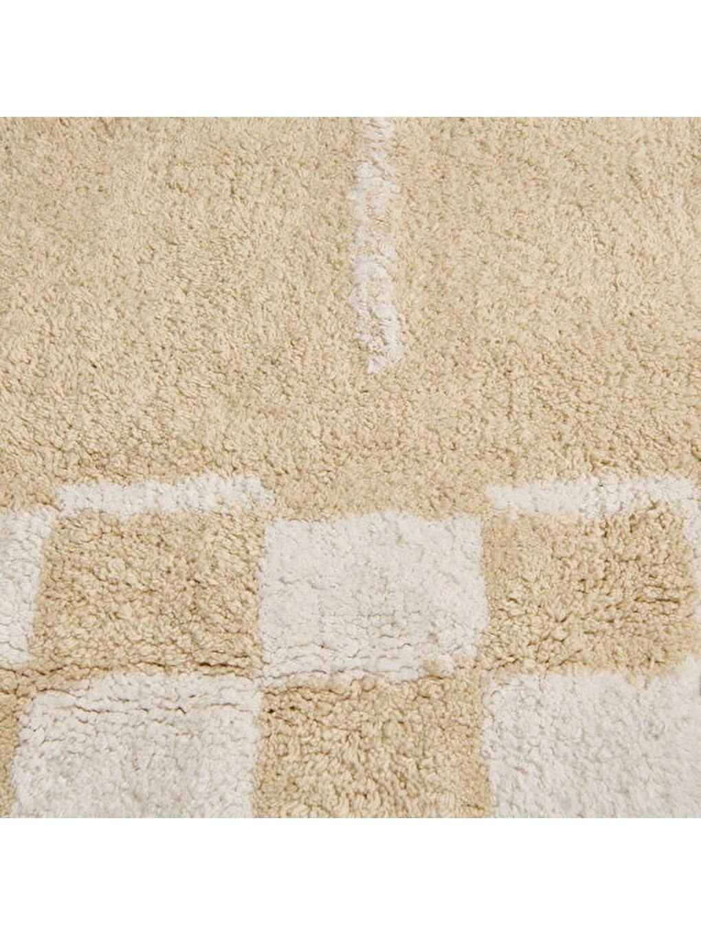 Soft Palm Tufting Banyo Paspası - Bej - 60x90 cm-2