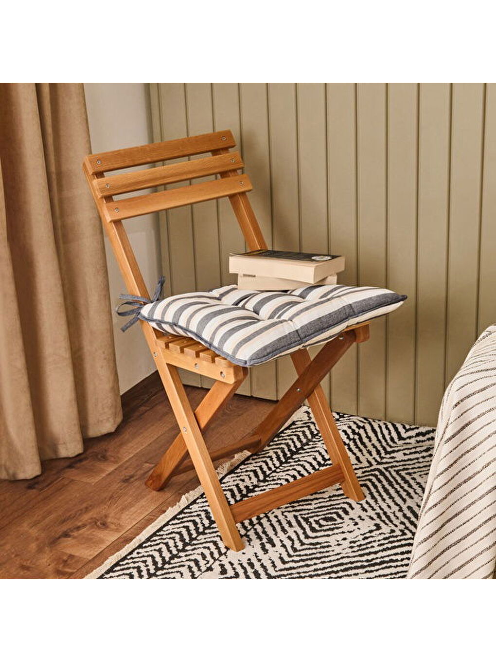 Soft Sogno Sandalye Minderi - Ekru / Renkli - 43x43 cm-7