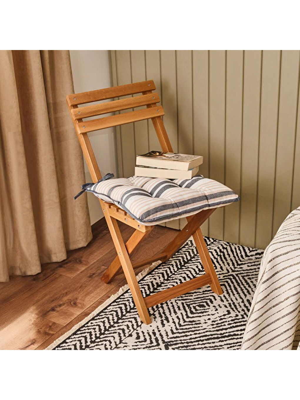 Soft Mimpi Sandalye Minderi - Ekru / Renkli - 43x43 cm-2