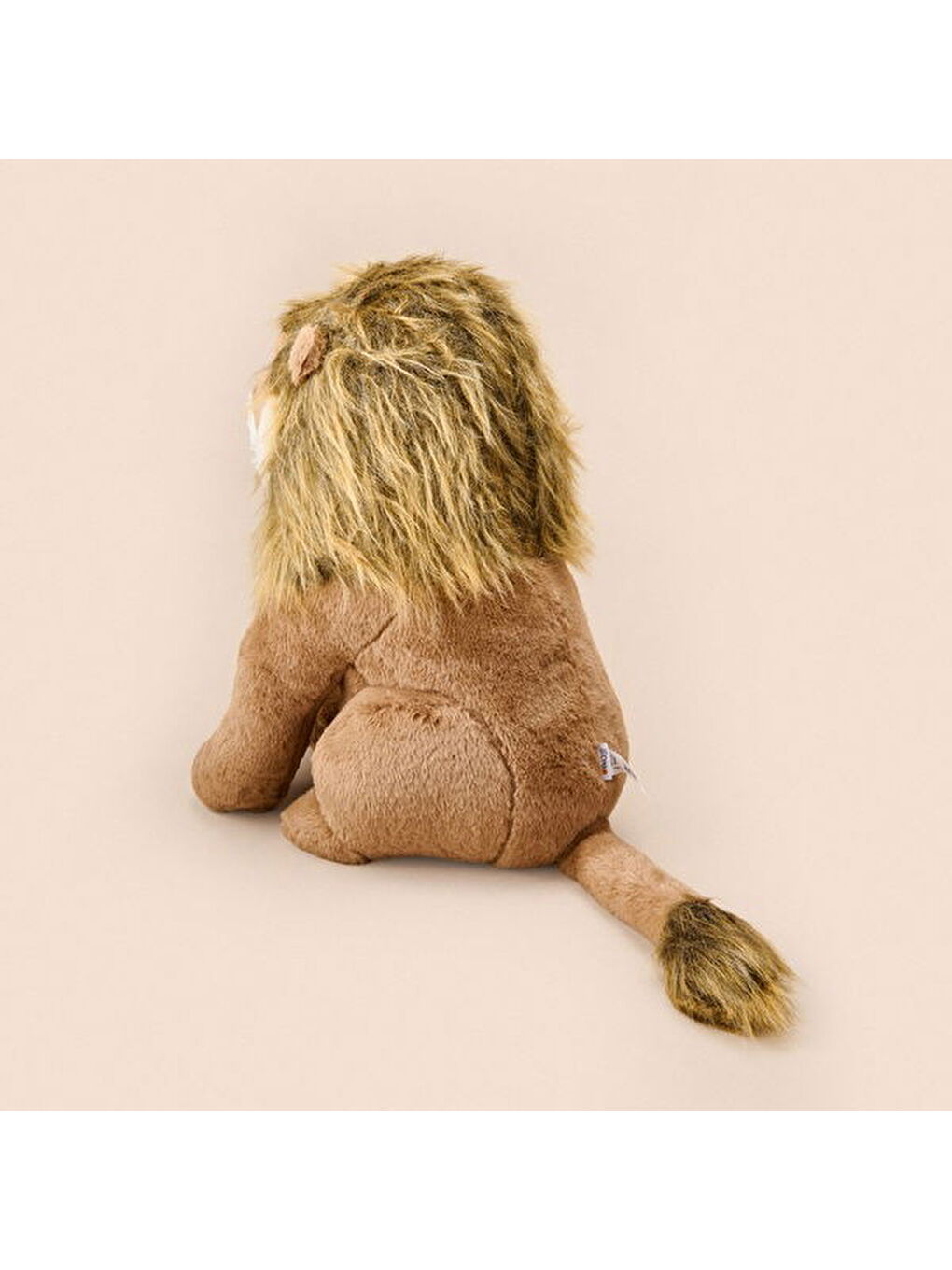 Soft Ormanların Kralı Aslan Figürlü Yastık - Kahverengi - 30x55 cm-7