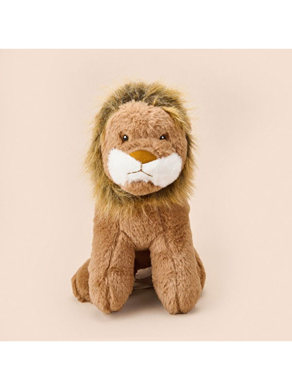 Soft Aslan Figürlü Yastık - Kahverengi - 23x35 cm-4