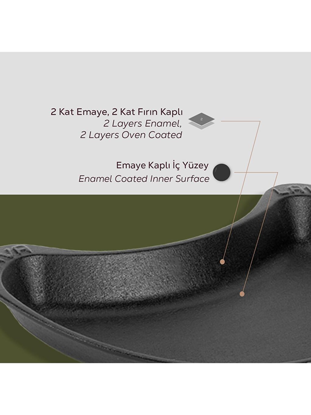 Siyah Böbrek Formlu Fajita Tabağı Ölçü 10x20cm.-4