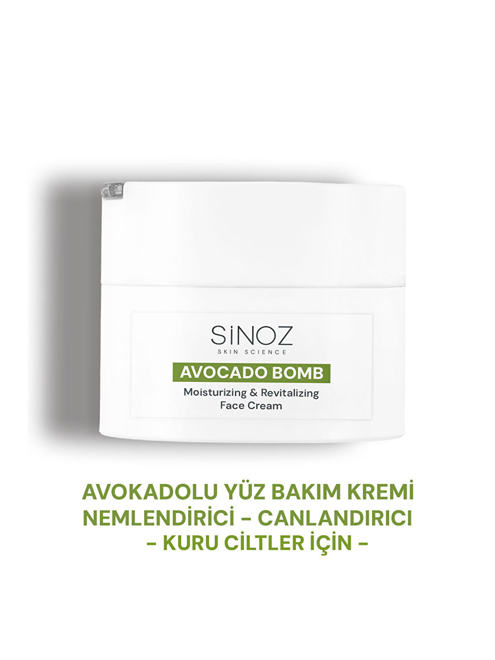 Avokado Bomb Canlandırıcı Nemlendirici Yüz Bakım Kremi 50 Ml