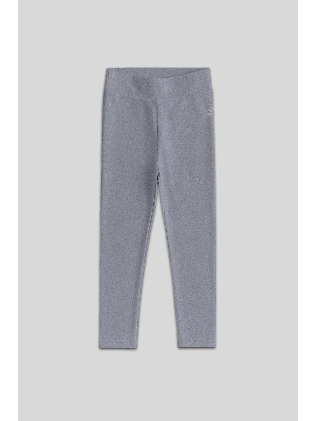 Gri Melanj Yüksek Bel Dar Paça Kız Çocuk Tayt  - 75047