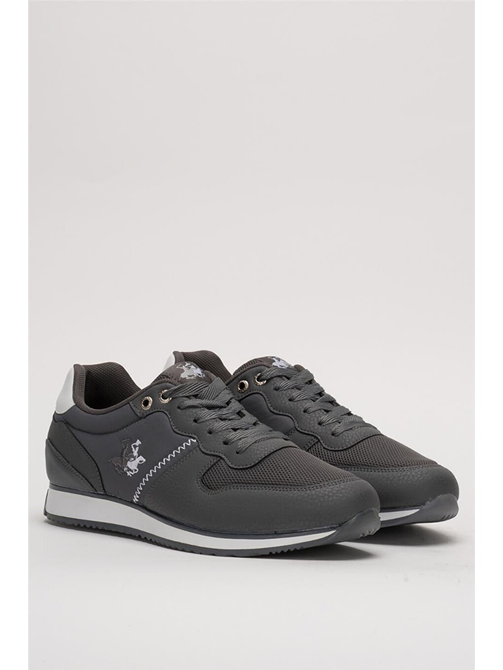 Gri Erkek Günlük Casual Sneaker Ayakkabı Leona Füme-3