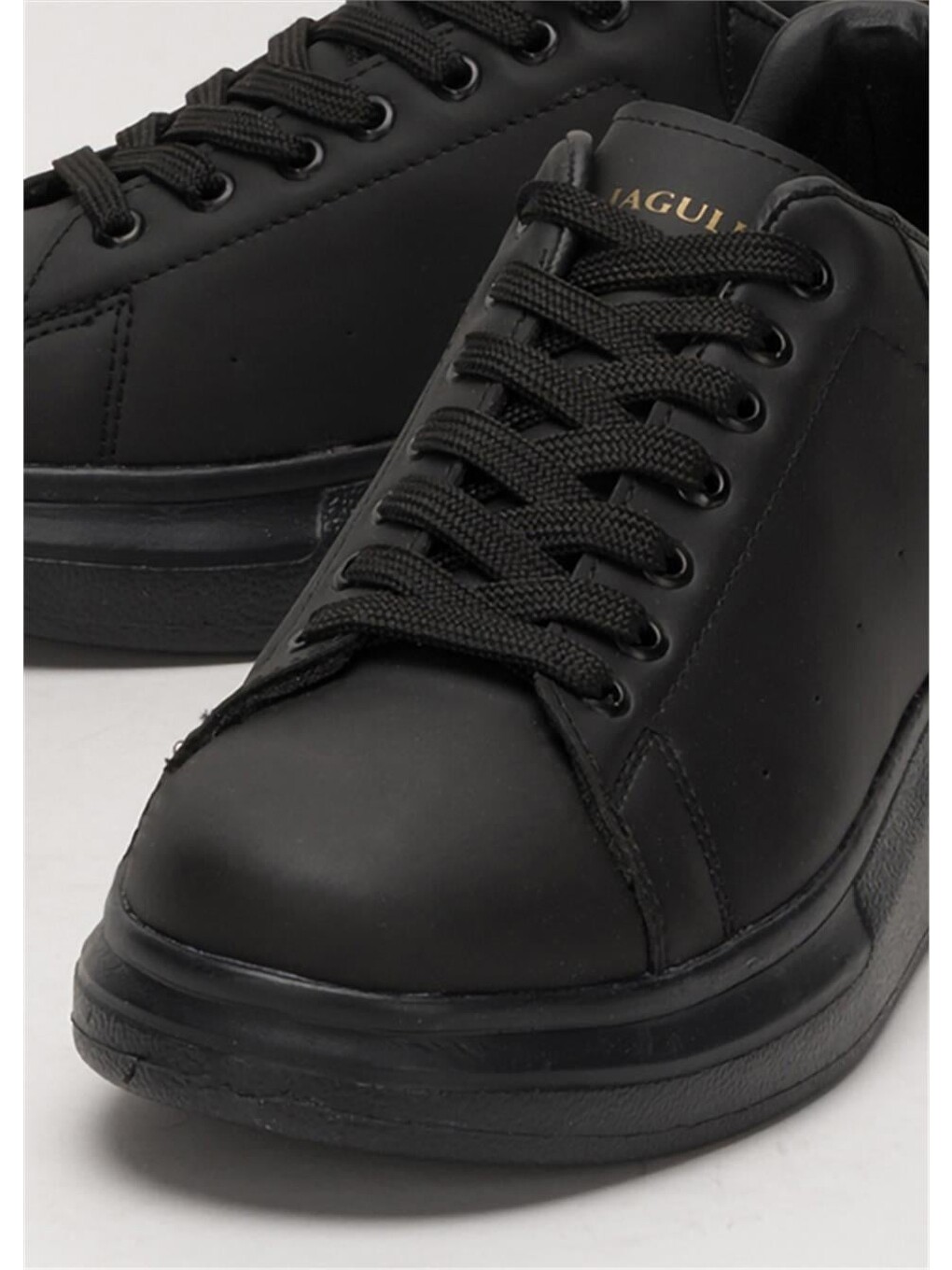Unisex Yüksek Taban Günlük Spor Sneaker Ayakkabı Siyah-8