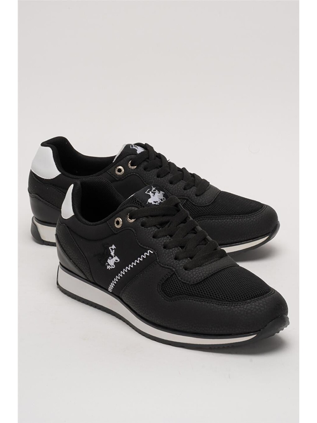 Erkek Günlük Casual Sneaker Ayakkabı Leona Siyah-beyaz-1