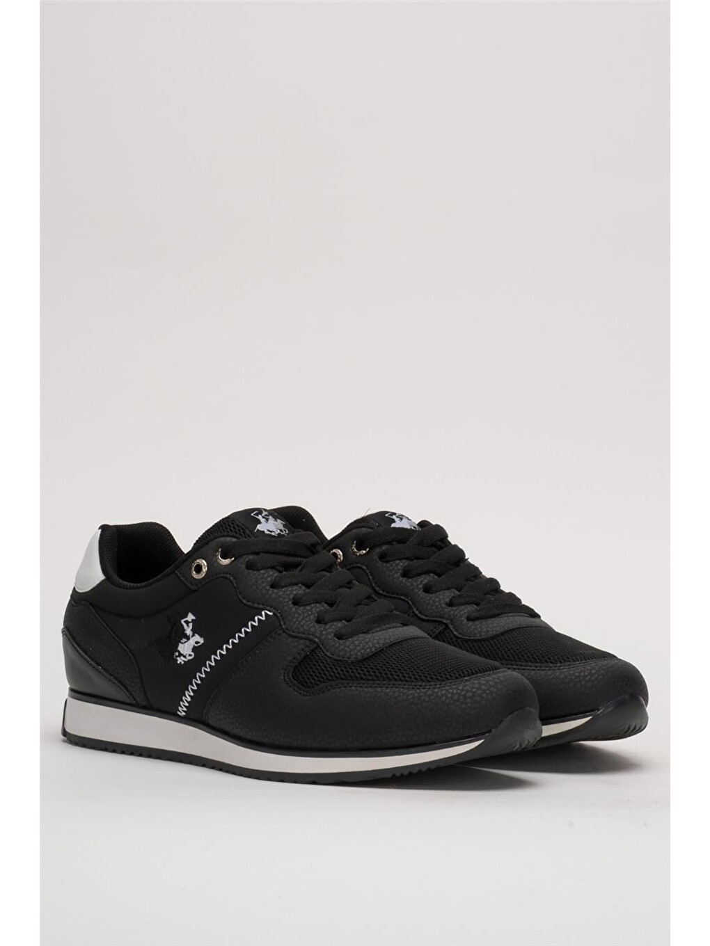 Erkek Günlük Casual Sneaker Ayakkabı Leona Siyah-beyaz-2