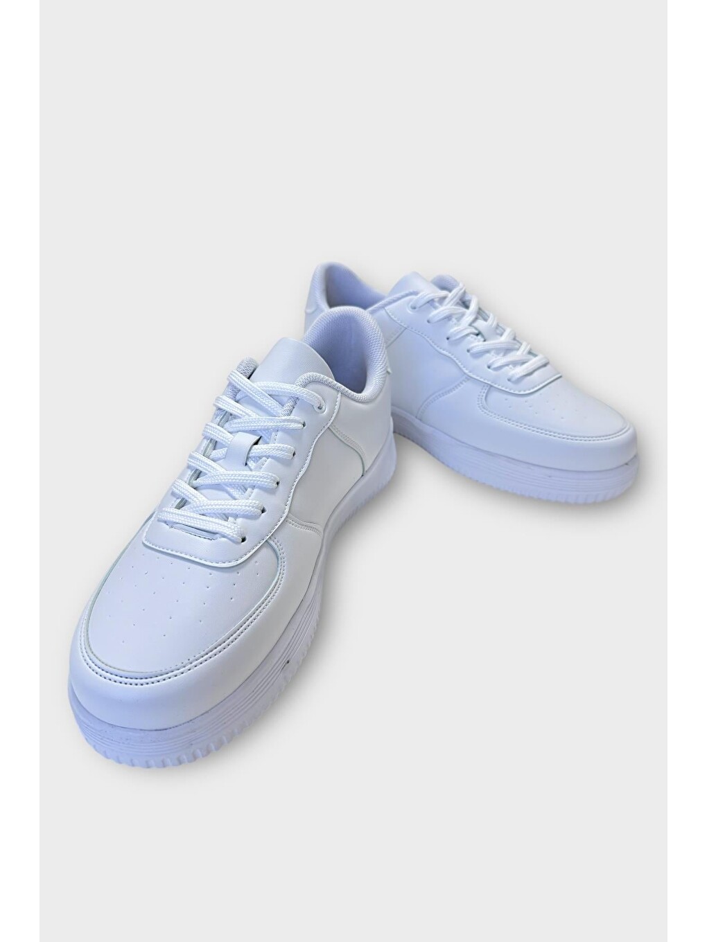 Unisex Airforce Spor Sneaker Ayakkabı Beyaz-2