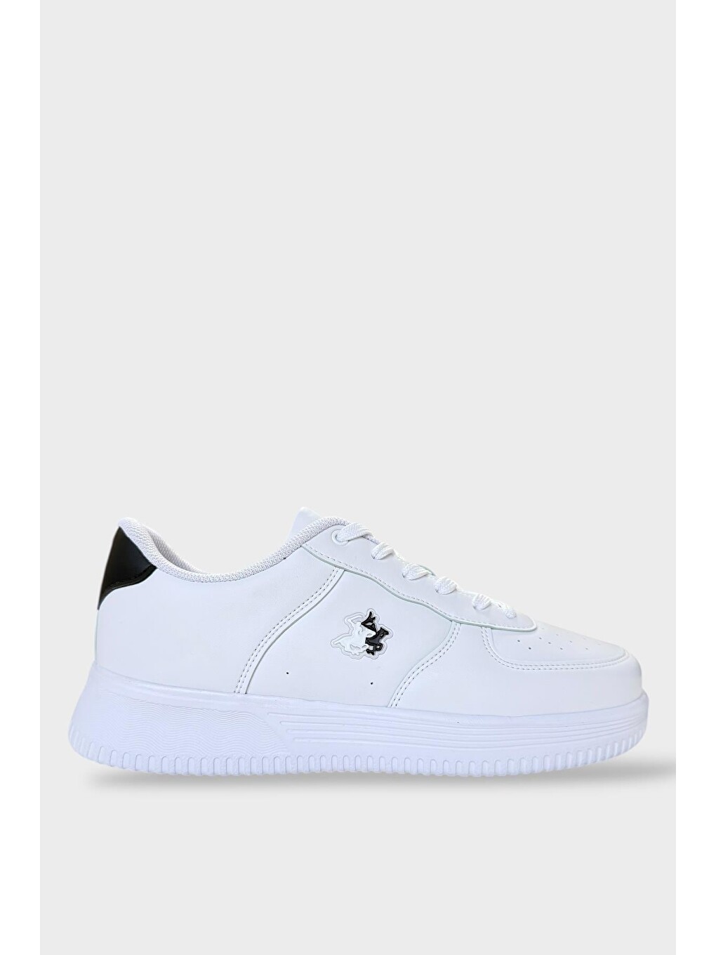 Unisex Airforce Spor Sneaker Ayakkabı Beyaz - Siyah-1