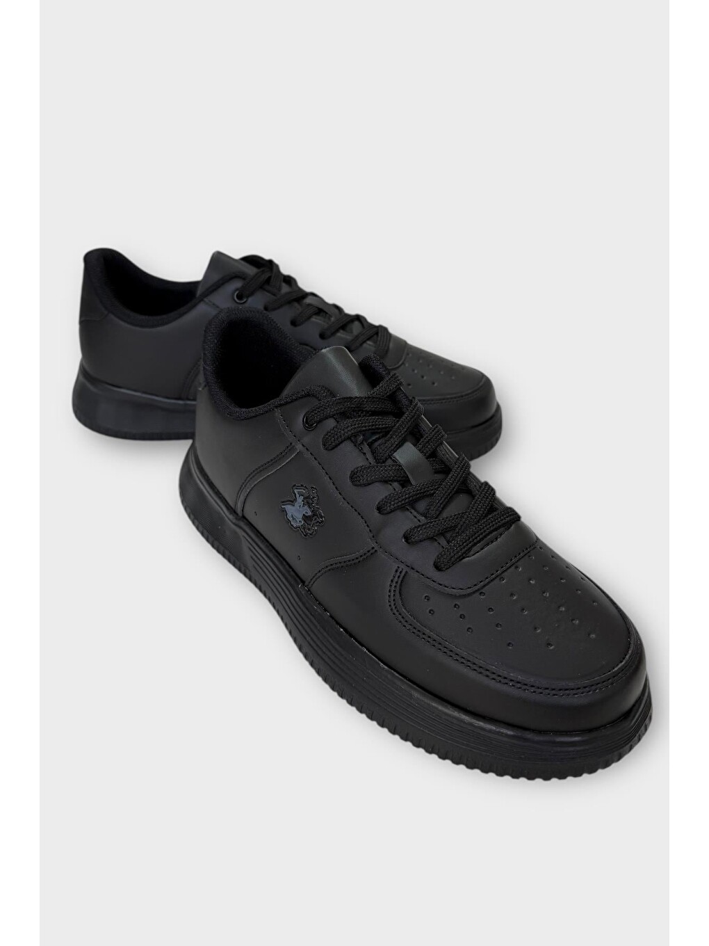 Unisex Airforce Spor Sneaker Ayakkabı Siyah-10