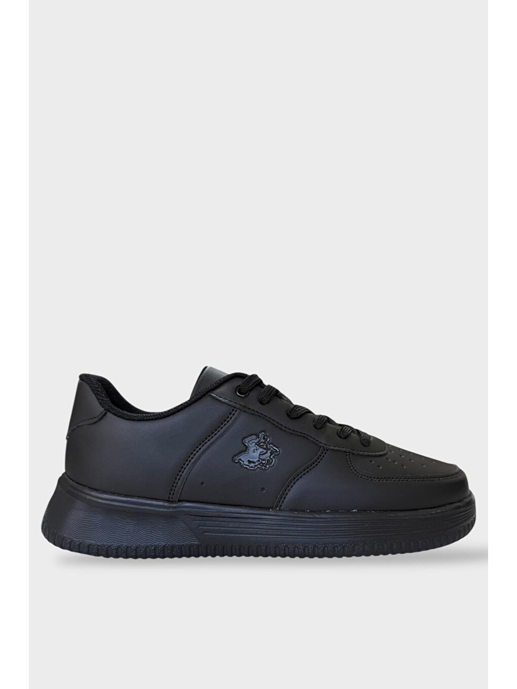 Unisex Airforce Spor Sneaker Ayakkabı Siyah-1