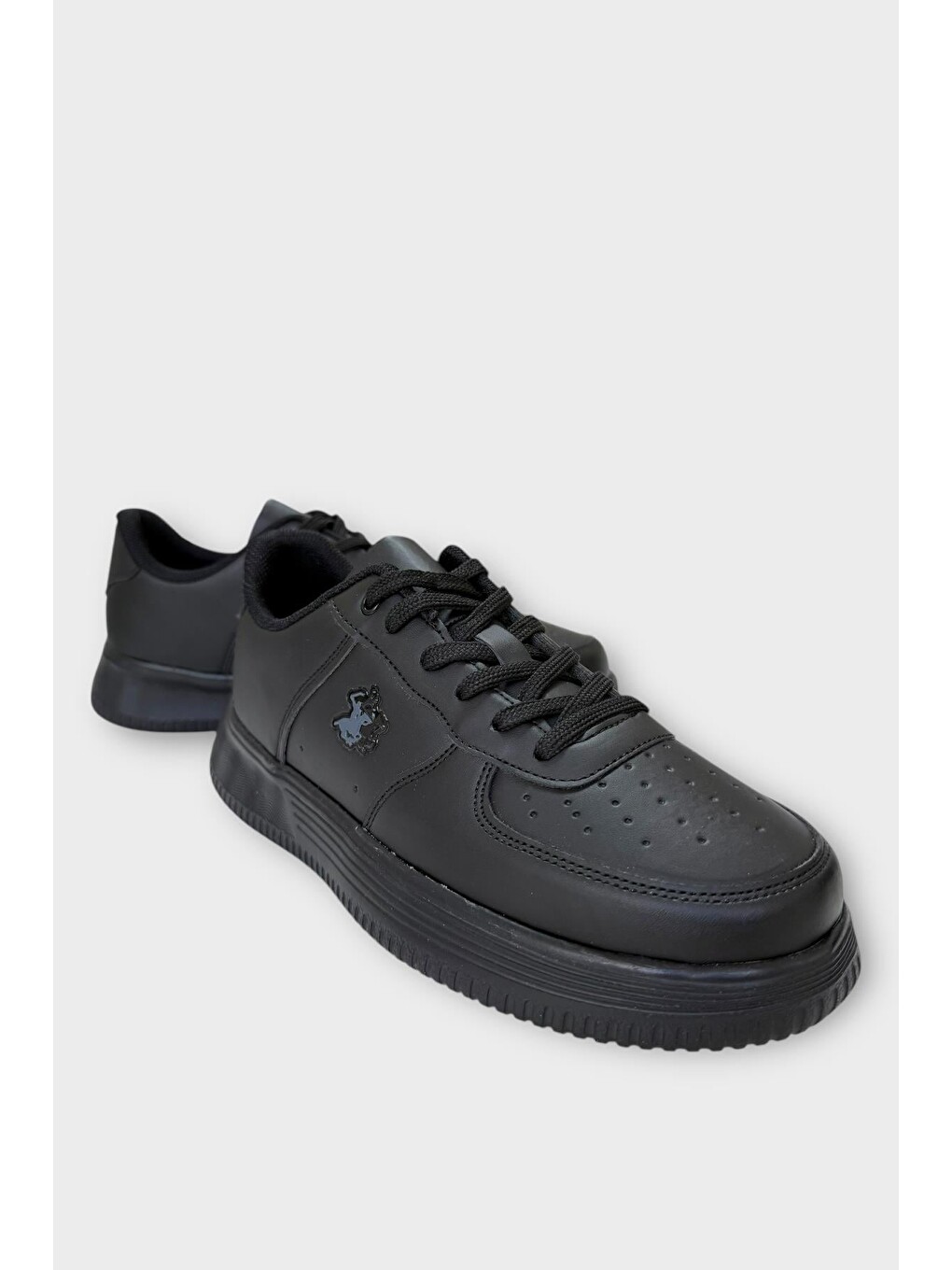 Unisex Airforce Spor Sneaker Ayakkabı Siyah-2