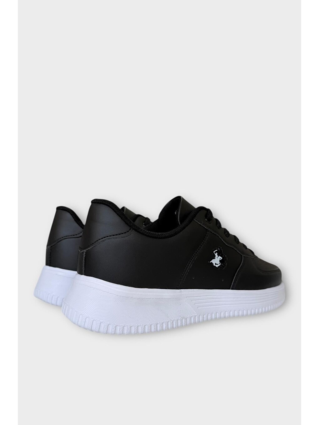 Unisex Airforce Spor Sneaker Ayakkabı Siyah - Beyaz-6