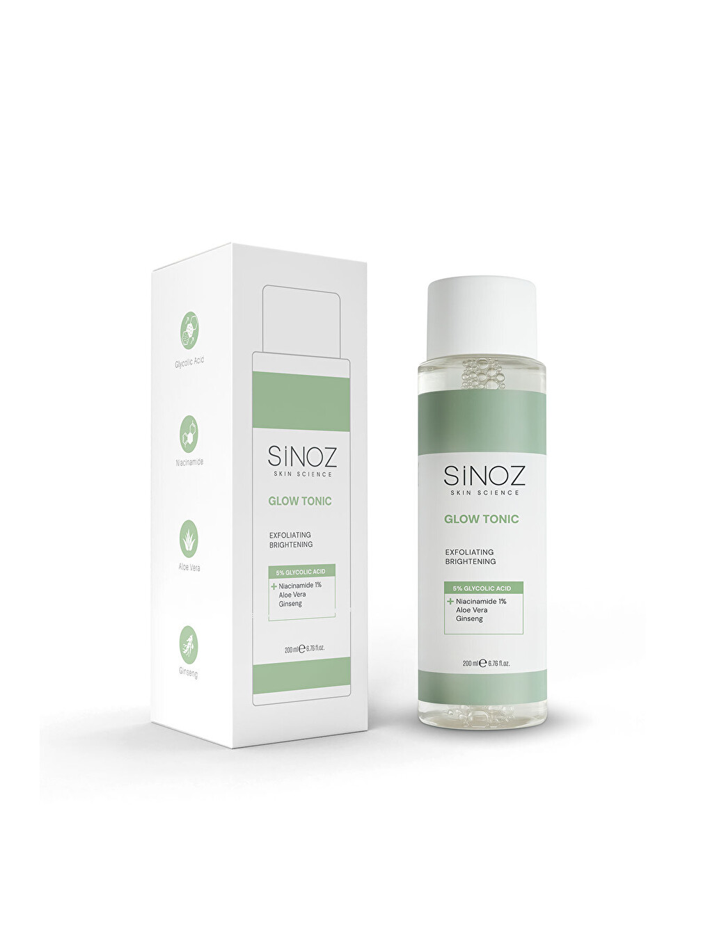 Gözenek Sıkılaştırıcı Arındırıcı Canlandırıcı Peeling Etkili Glow Tonik Glycolic Acid %5 200 Ml-12
