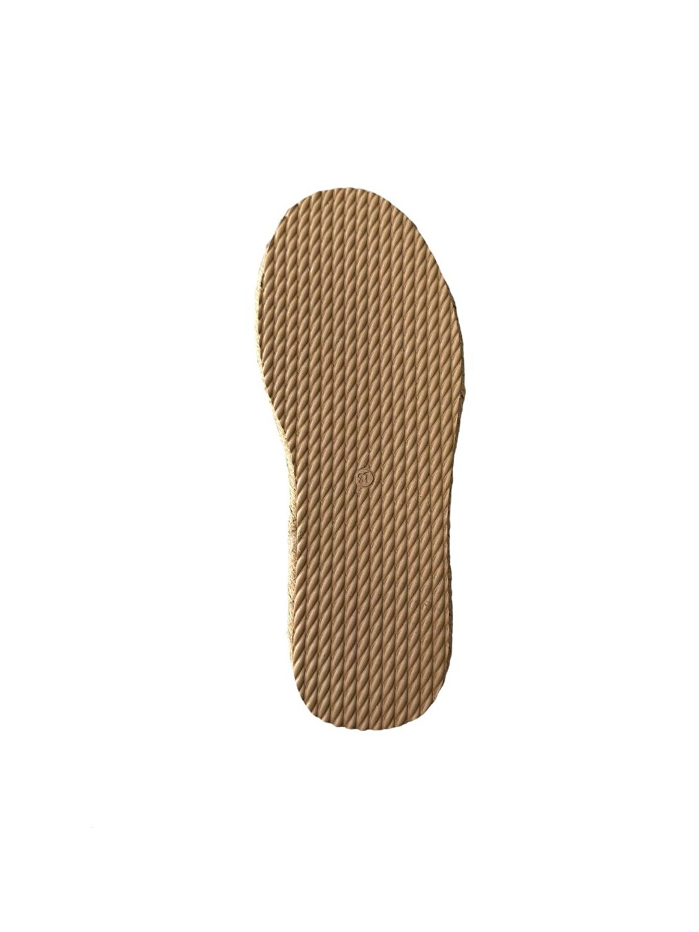 Bej Unisex El Yapımı Triko Espadril Kum-5