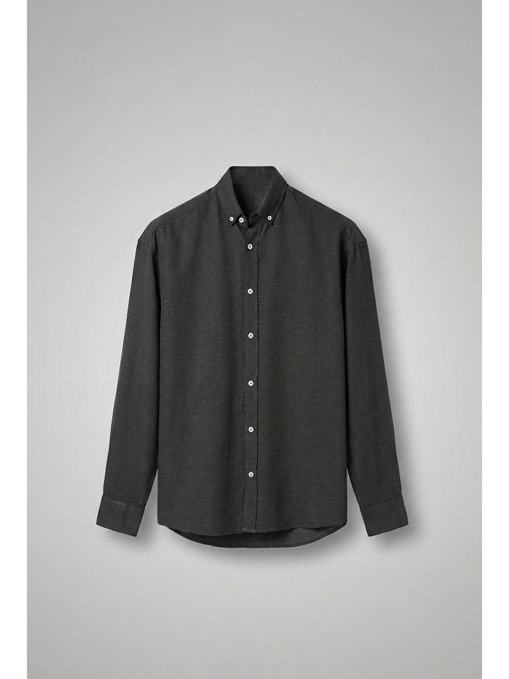 Erkek Oversize Basic Rahat Gömlek Siyah