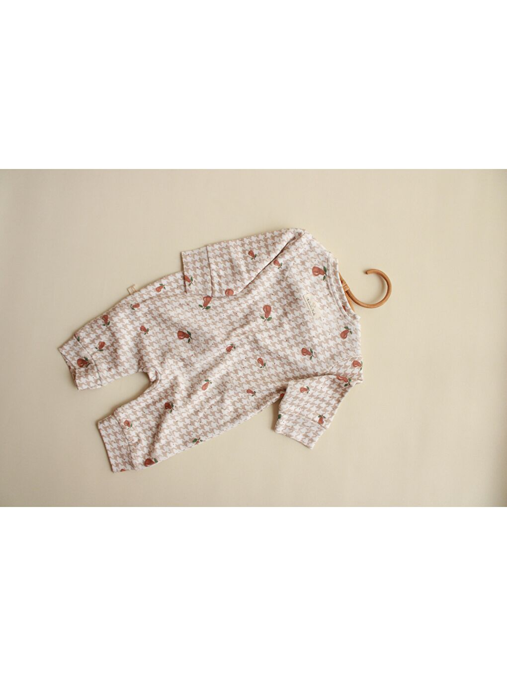 Bej Pear Woodie Serisi Tulum-2