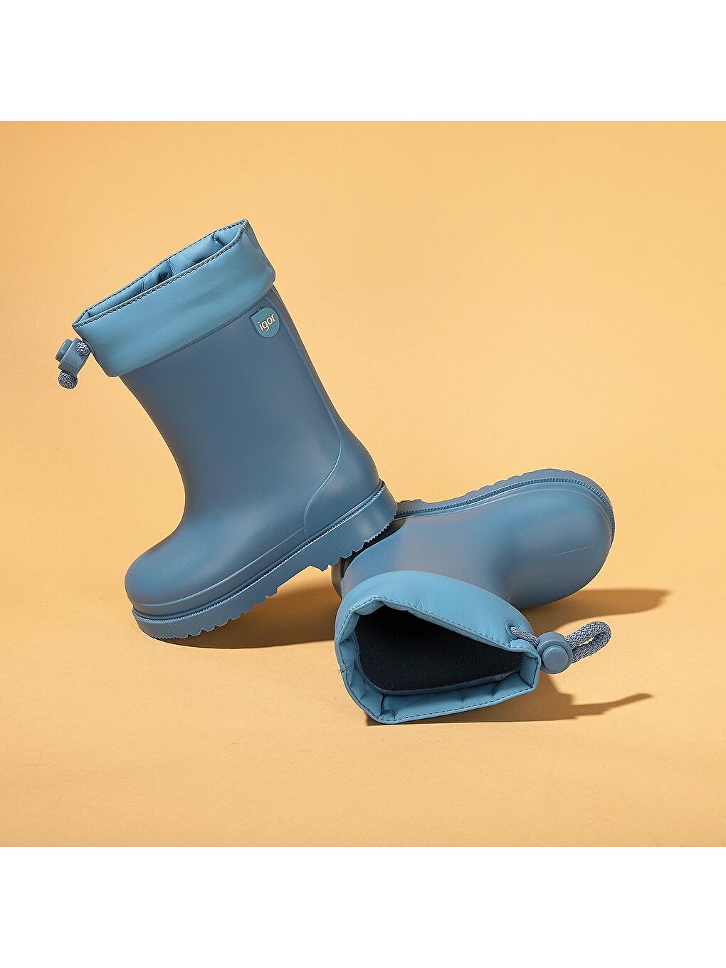 Mavi Chufo Cuello Kız/Erkek Çocuk Su Geçirmez Yağmur Kar Çizmesi W10100-1