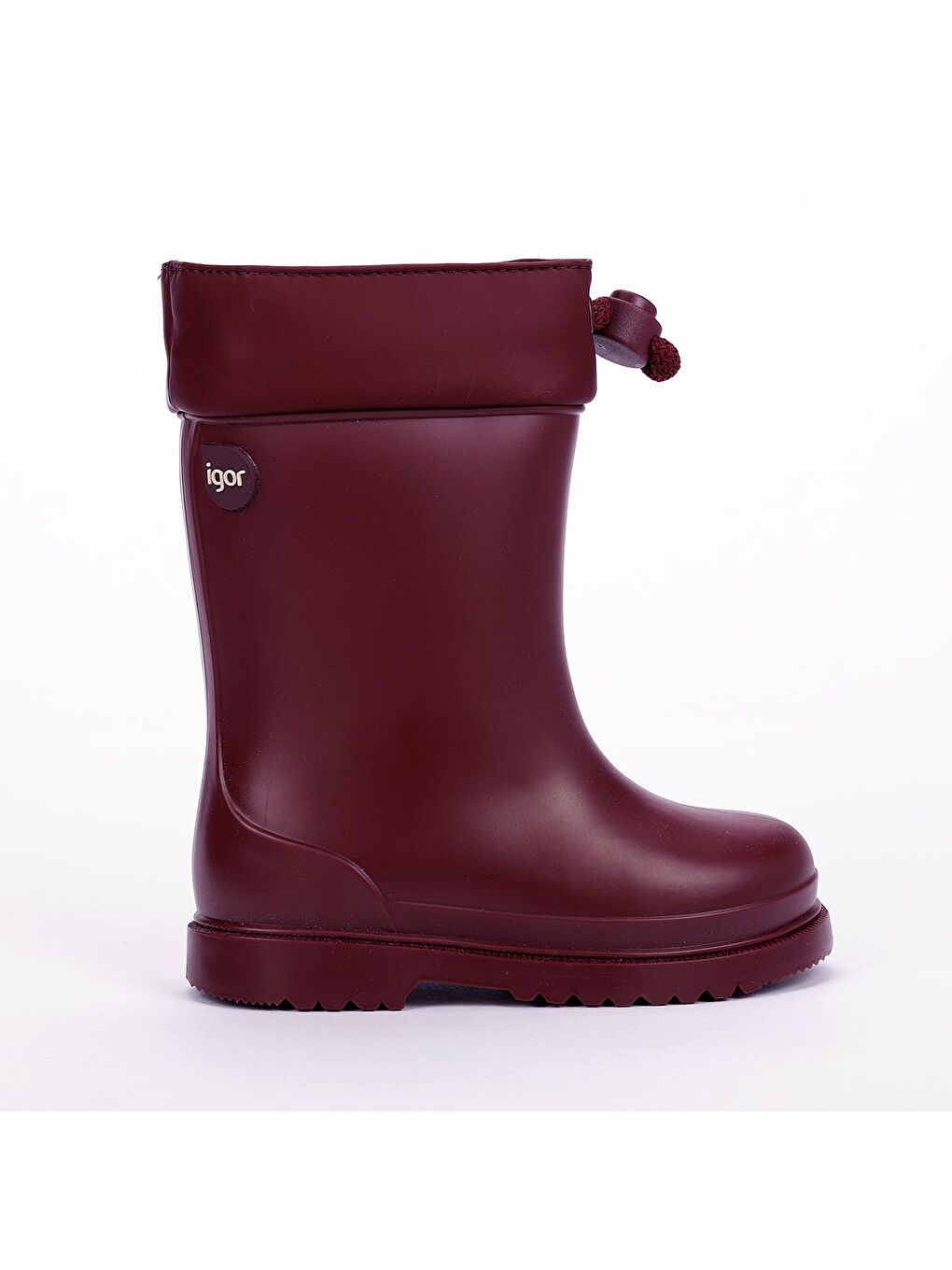 Bordo Chufo Cuello Kız/Erkek Çocuk Su Geçirmez Yağmur Kar Çizmesi W10100-3