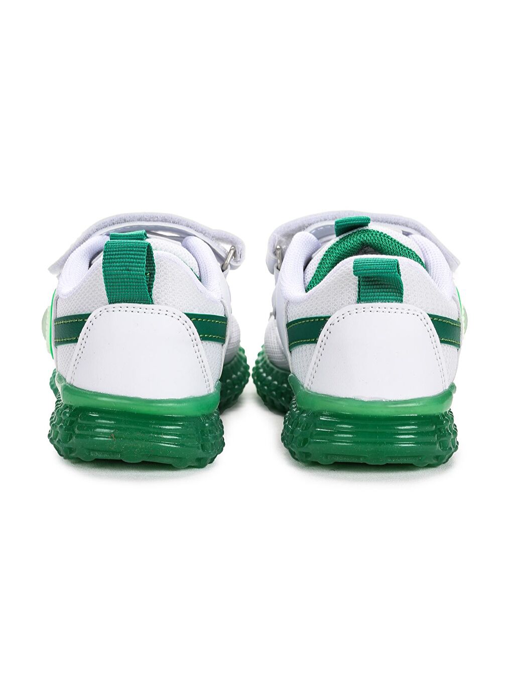 Beyaz Yomi Işıklı Cırtlı Kız/Erkek Çocuk Spor Ayakkabı 313.22Y.151-3