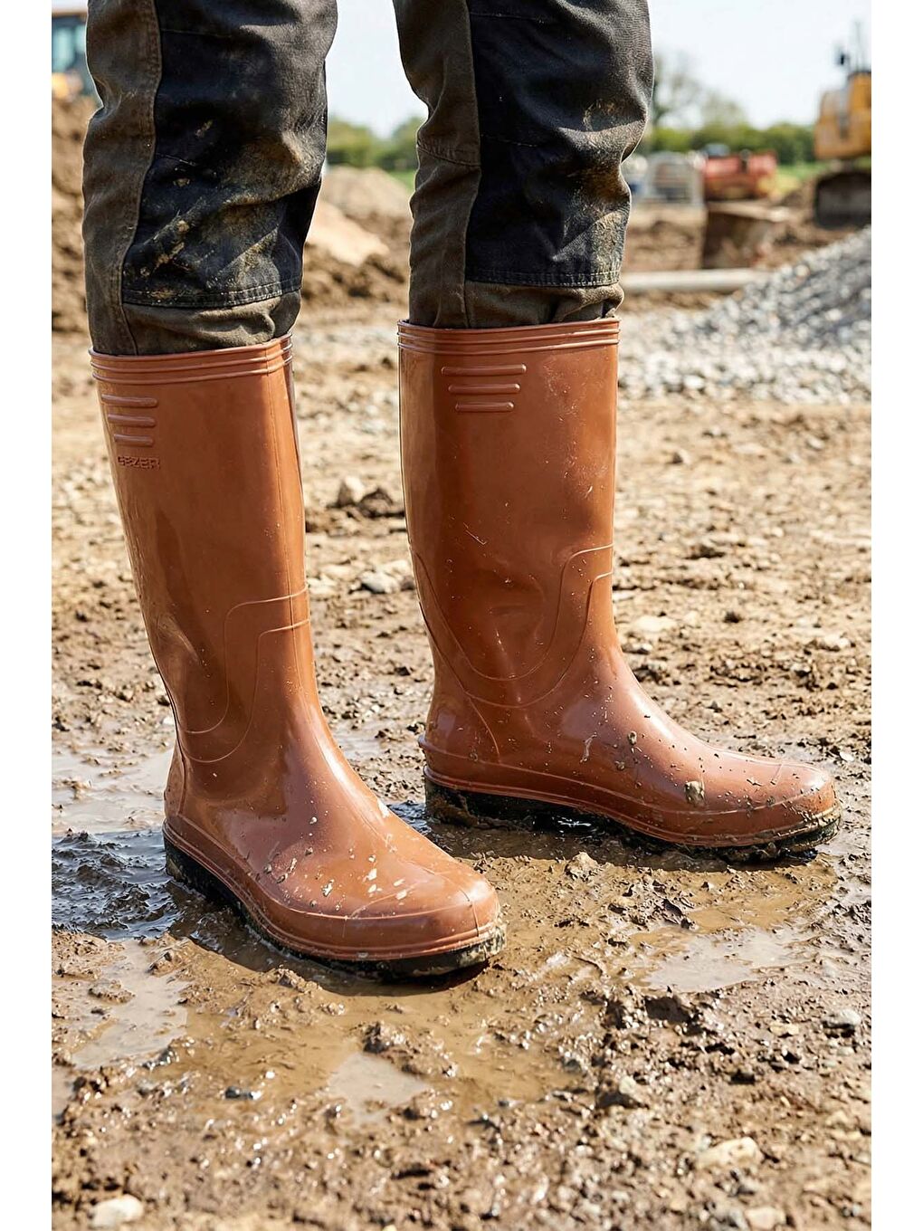 Kahverengi Kışlık Erkek Uzun Çizme