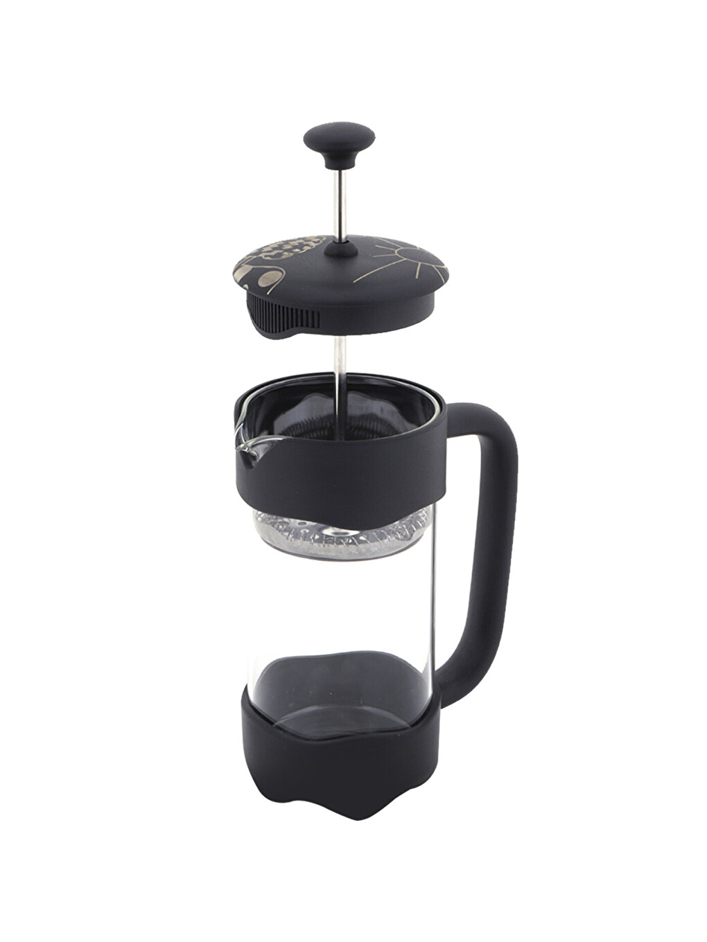 Siyah Fy92 Kahve Ve Bitki Çayı İçin french Press 350 Ml-3